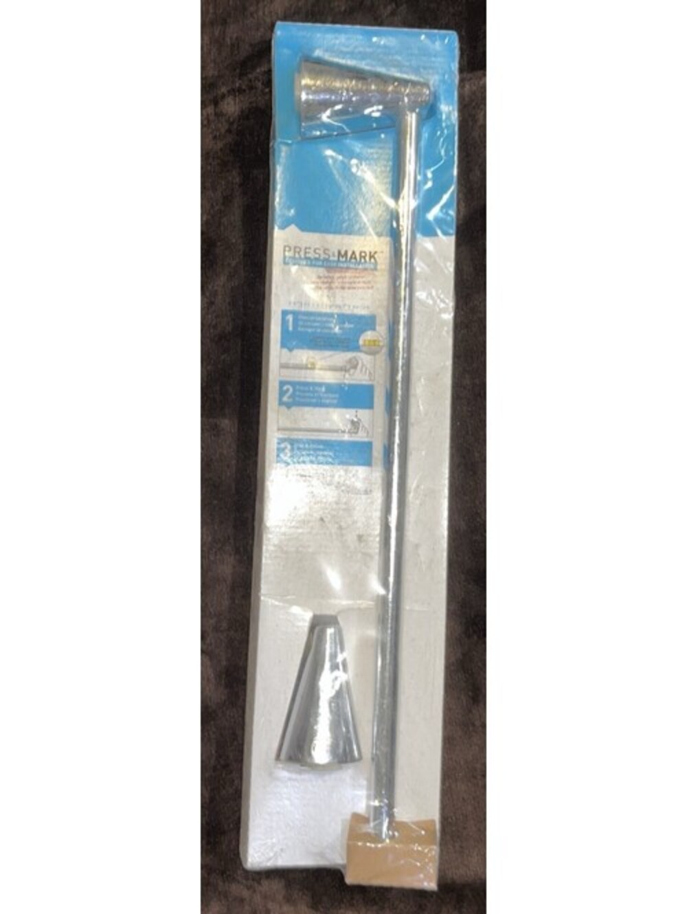 Moen Kasey 18" Wall Mount Single Towel Hanger Bar, Chrome